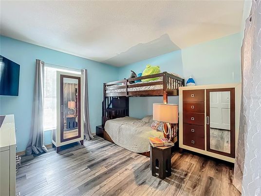 Bedroom, Interior, Wood Texture Flooring