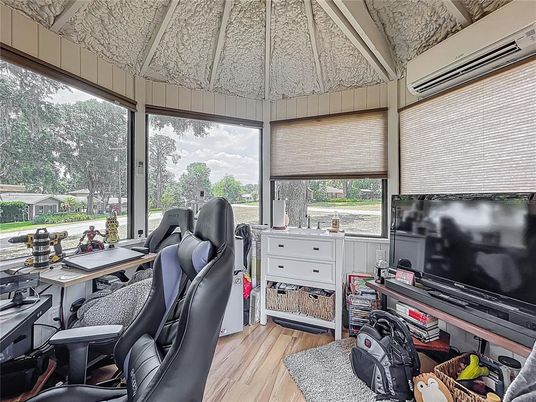 Home Office, Interior, Wood Texture Flooring