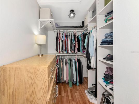 Interior, Walk-in Closets, Wood Texture Flooring