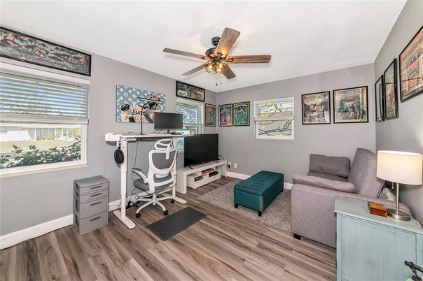 Home Office, Interior, Wood Texture Flooring