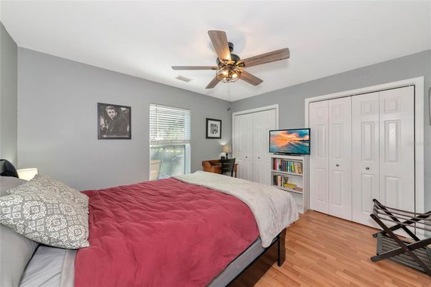 Bedroom, Interior, Wood Texture Flooring