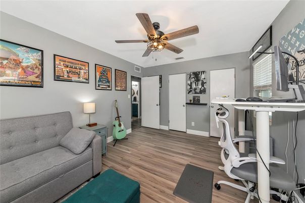 Home Office, Interior, Wood Texture Flooring