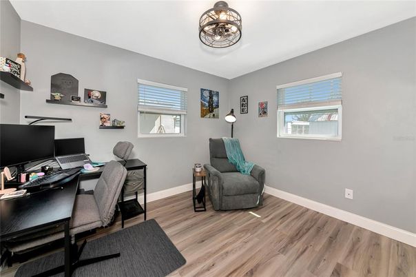 Home Office, Interior, Wood Texture Flooring