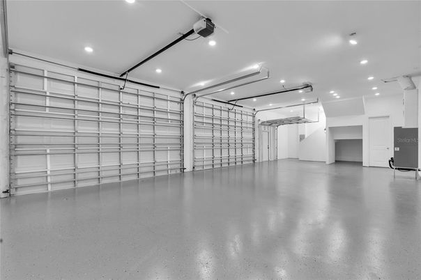 Garage, Interior, Recessed Lighting