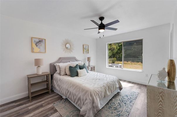Bedroom, Interior, Wood Texture Flooring