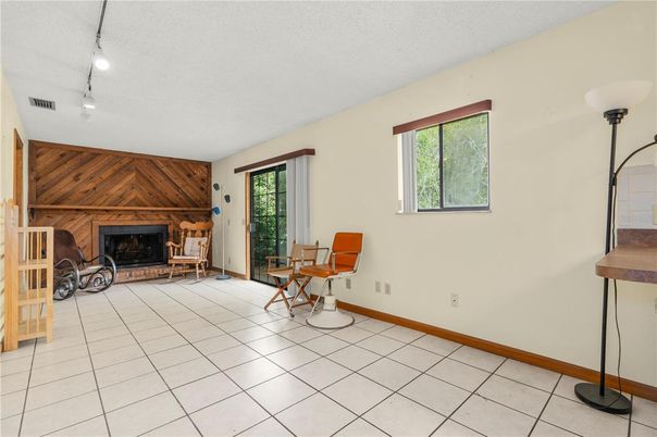Fireplace, Interior, Wooden Walls
