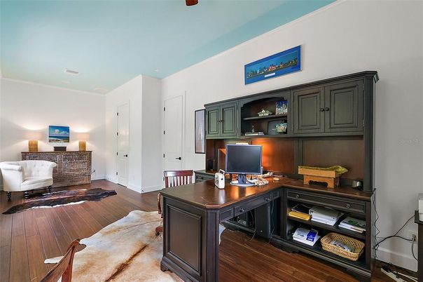 Home Office, Interior, Wood Texture Flooring