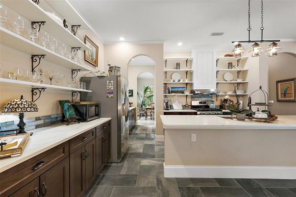 Interior, Kitchen, Pendant Lights, Recessed Lighting
