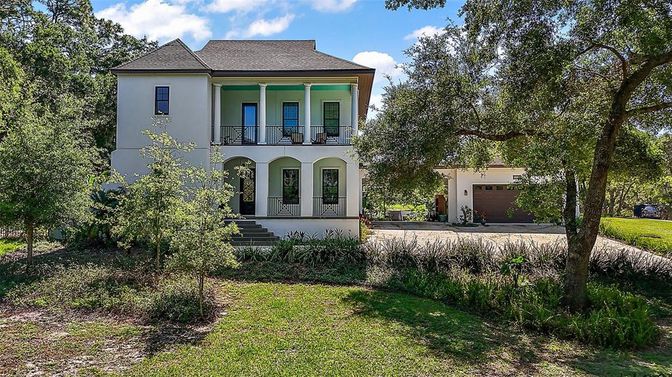 Attached, Backyard, Exterior, Facade, French Provincial