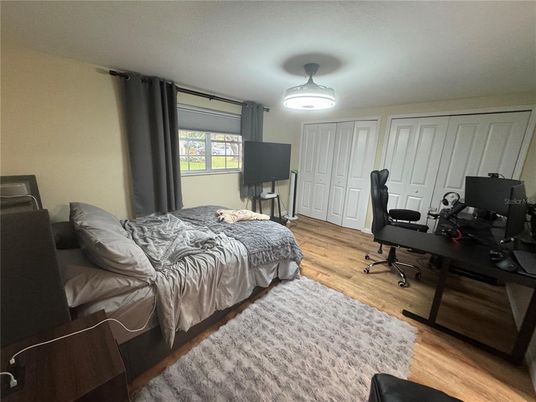 Bedroom, Home Office, Interior, Wood Texture Flooring