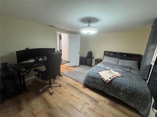 Bedroom, Home Office, Interior, Wood Texture Flooring