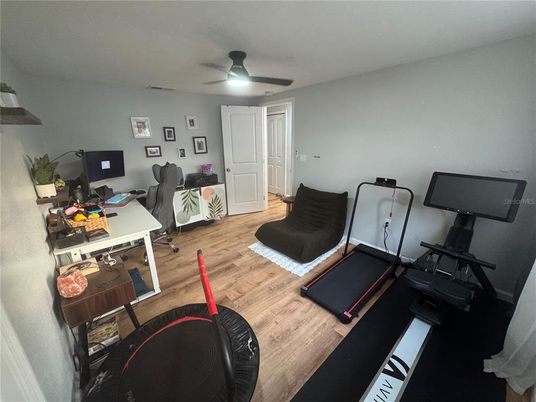 Home Office, Interior, Wood Texture Flooring
