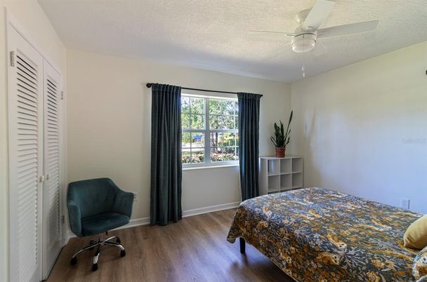 Bedroom, Interior, Wood Texture Flooring