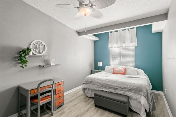 Bedroom, Interior, Wood Texture Flooring