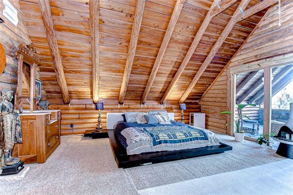 Bedroom, Interior, Wooden Beams, Wooden Ceilings, Wooden Walls