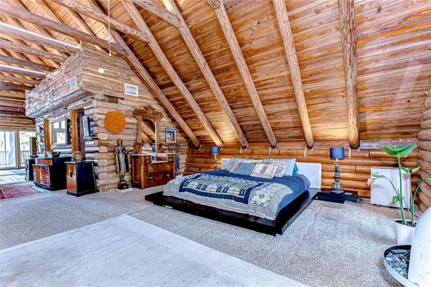Bedroom, Interior, Wooden Beams, Wooden Ceilings, Wooden Walls