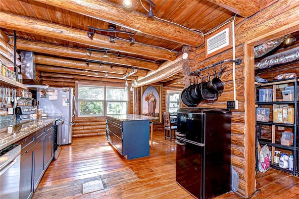 Interior, Kitchen, Wooden Beams, Wooden Ceilings, Wood Texture Flooring, Wooden Walls