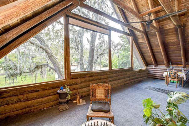 Interior, Sun Room, Wooden Beams, Wooden Ceilings, Wooden Walls