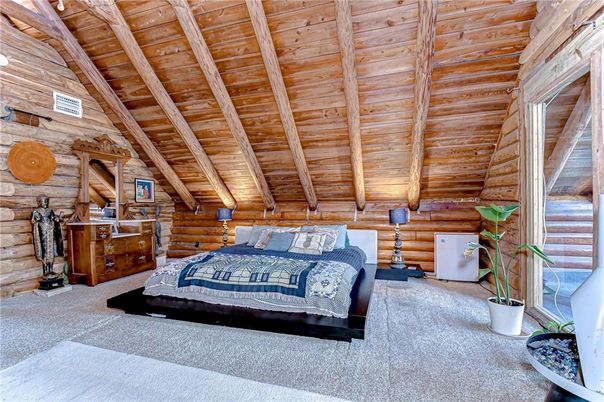 Bedroom, Interior, Wooden Beams, Wooden Ceilings, Wooden Walls
