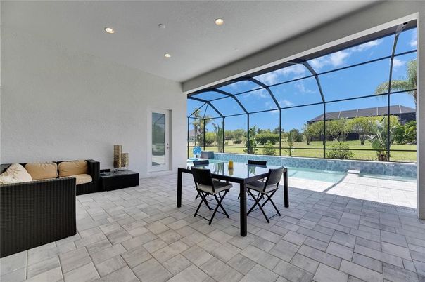 Dining room, Glass Ceilings, Interior, Pool, Recessed Lighting, Sun Room