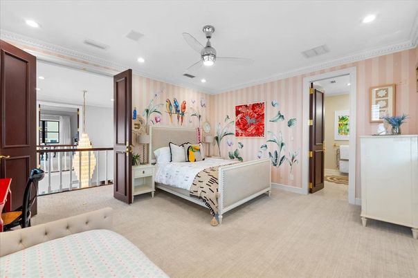 Bedroom, Interior, Recessed Lighting