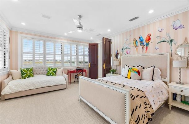 Bedroom, Interior, Recessed Lighting