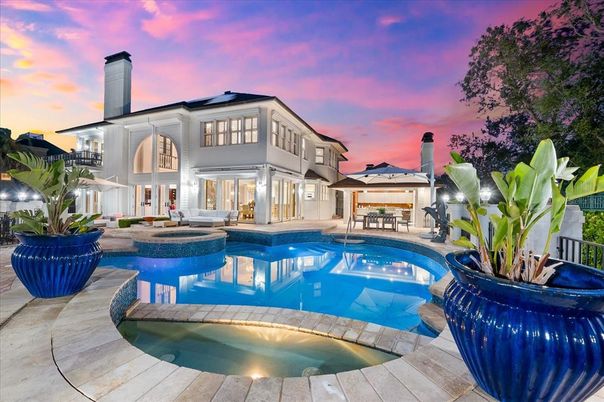 Exterior, Pool, Solar Panels