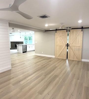 Interior, Recessed Lighting, Wood Texture Flooring