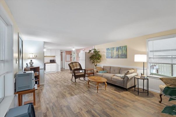 Interior, Kitchen, Living room, Wood Texture Flooring