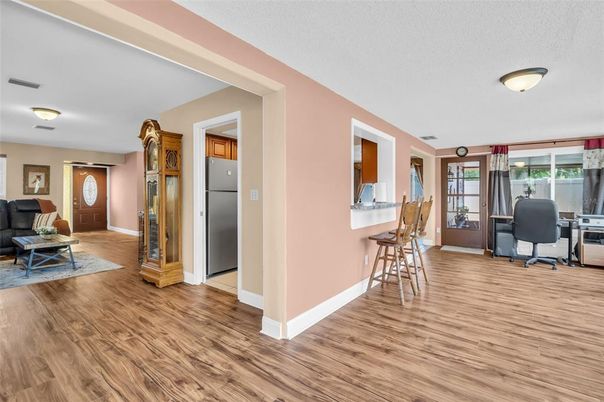 Home Office, Interior, Wood Texture Flooring