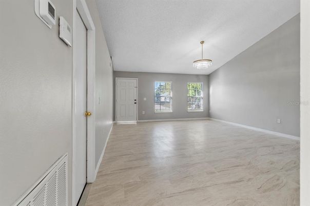 Chandelier, Empty room, Interior, Marble