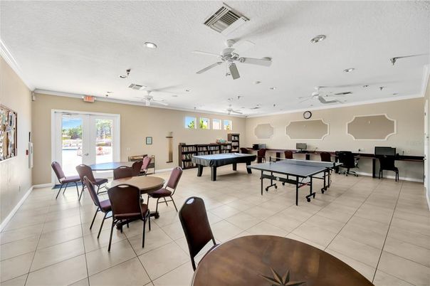 Billiard Table, Dining room, Game Room, Interior, Recessed Lighting
