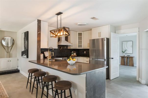 Interior, Kitchen, Pendant Lights, Stainless Steel Appliances