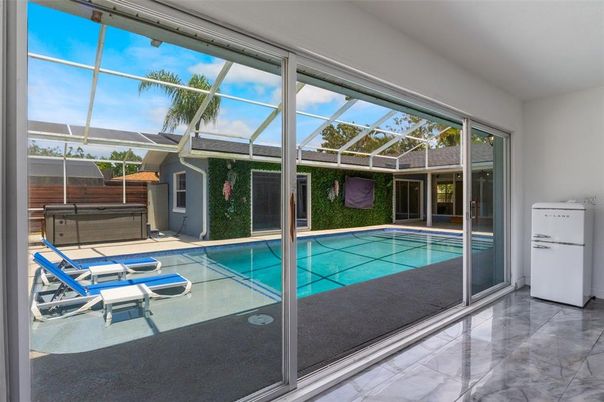 Glass Ceilings, Interior, Pool, Sun Room