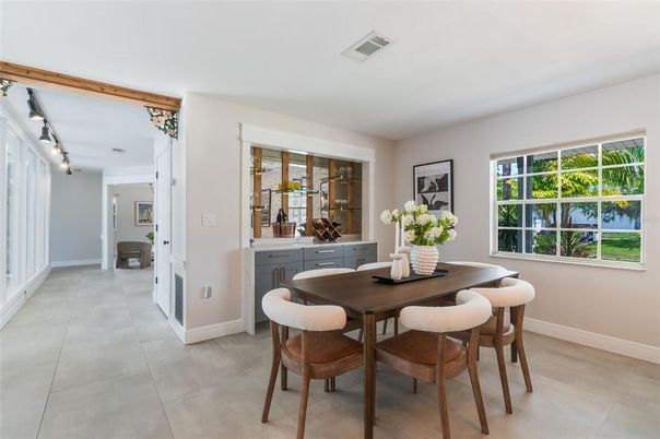 Dining room, Interior, Wooden Beams
