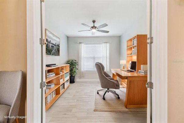 Home Office, Interior, Wood Texture Flooring