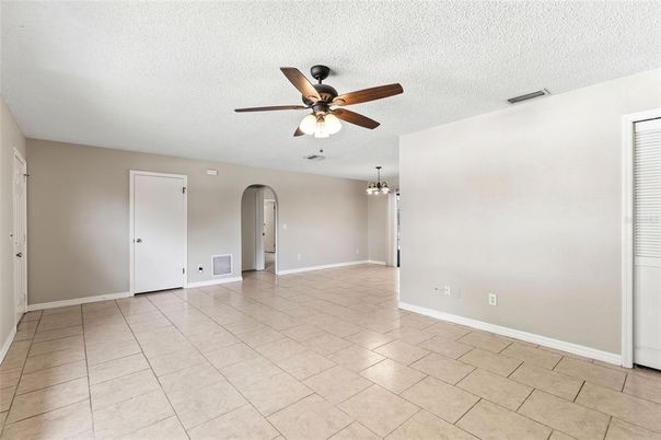Chandelier, Empty room, Interior