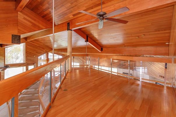 Empty room, Interior, Wooden Beams, Wooden Ceilings, Wood Texture Flooring, Wooden Walls