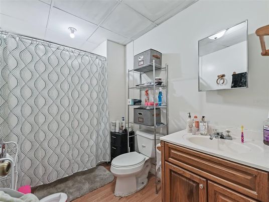 Bathroom, Interior, Wood Texture Flooring