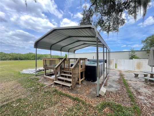 Backyard, Exterior, Hot Tub