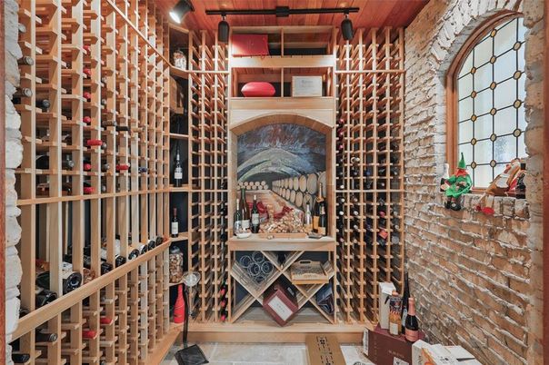 Interior, Stone Walls, Wine Storage