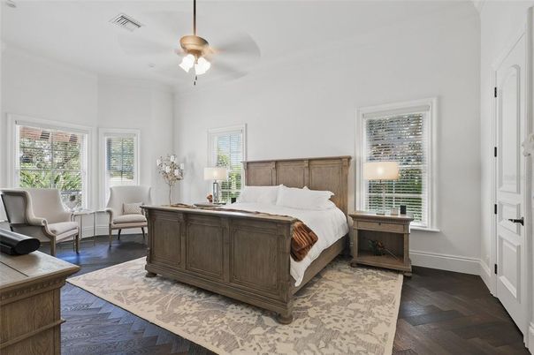 Bedroom, Interior, Wood Texture Flooring