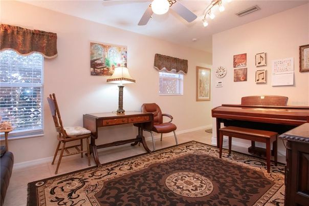 Home Office, Interior, Piano