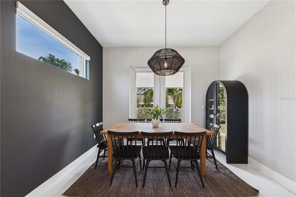 Dining room, Interior, Pendant Lights
