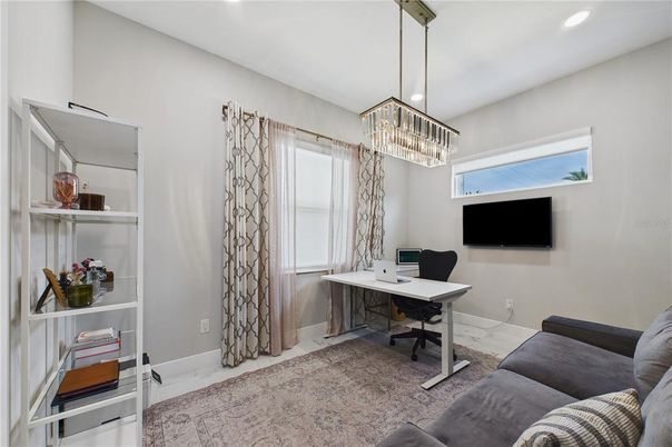 Chandelier, Home Office, Interior, Pendant Lights, Recessed Lighting