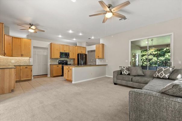 Interior, Kitchen, Living room, Recessed Lighting, Stainless Steel Appliances