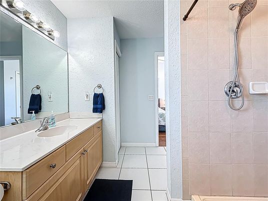 Bathroom, Dual Sink Vanities, Glass Shower, Interior