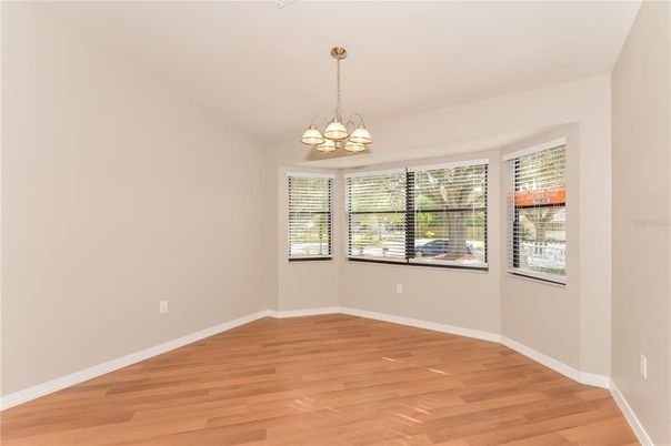 Chandelier, Empty room, Interior, Pendant Lights, Wood Texture Flooring
