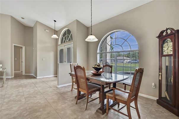 Dining room, Interior, Pendant Lights