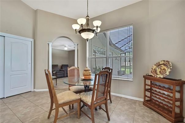 Dining room, Interior, Pendant Lights
